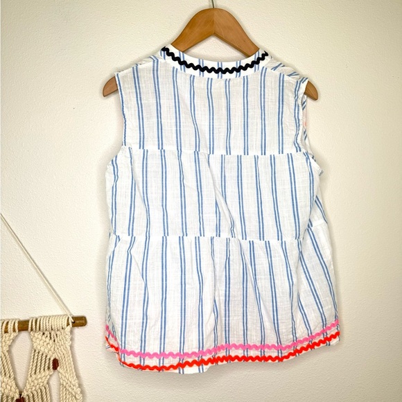 VILAGALLO Bruna Shirt in niza stripe - Picture 4 of 5